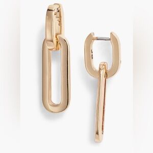 Jenny Bird Teenie Detachable Link Drop Huggie Hoop Earrings